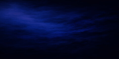 abstract dark navy blue smoke texture background vector with dramatic moody atmospheric cloud nebula effect © Sema