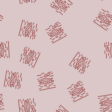 algae bloom pollution vector line seamless pattern algae bloom pollution sign illustration