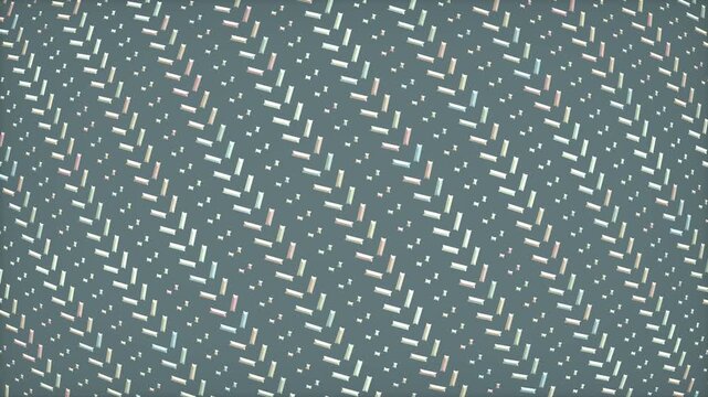 Abstract Herringbone Pattern Background with Small Dots.