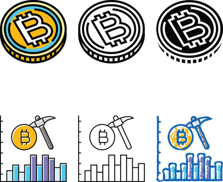 cryptocurrency token cryptocurrency mining color icon vector. cryptocurrency token cryptocurrency mining sign. isolated symbol edition