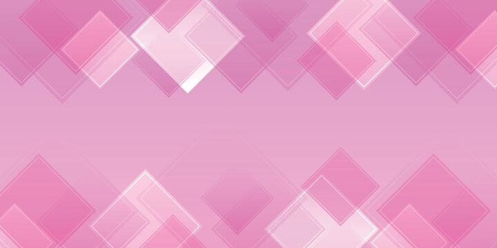 Abstract Pink Square Pattern Decorative Background