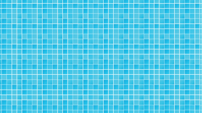 Blue Pixel Grid Abstract Pattern Background