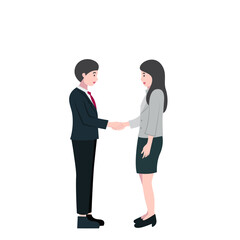 Obraz premium Business People Shaking Hands