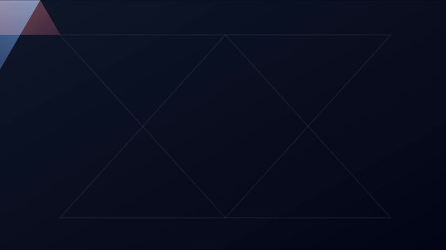 Abstract geometric animation 4k background, with minimalist triangle, lines and soft, gradient overlay for, modern digital and, tech presentations