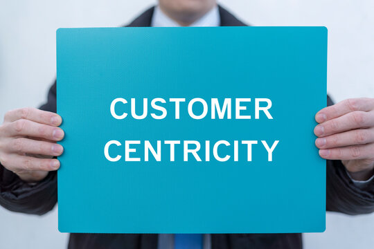 Customer centricity business marketing personalization concept. Customer focus and centric marketing strategy development. Target customer, buyer persona, customer behavior.