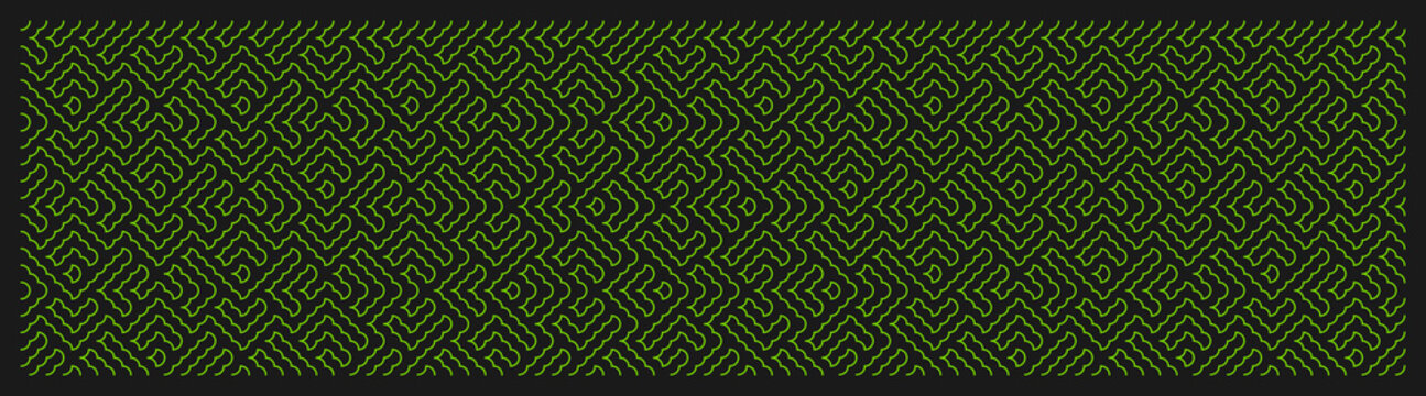 Labyrinthe g&eacute;om&eacute;trique de lignes entrelac&eacute;es