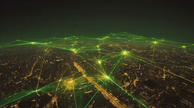 Smart digital Innovation city with connection network reciprocity over the city of future smart wireless digital city and social media networking systems that connects people with in city
