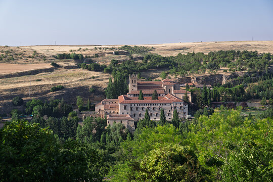 Segovia, spain; 07 25 2026 santa maria del parral monastery in segovia landscape