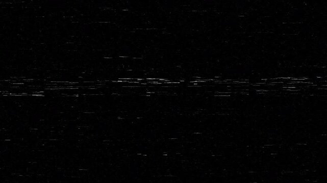 Heavy Scanline Glitch Overlay with Digital Noise, Screen Distortion and Error Signal Effect