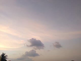 Fototapeta premium sunset in the clouds
