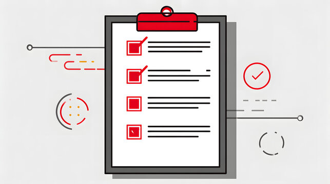 A checklist that outlines policy implementation, including a standard version and attachment details.