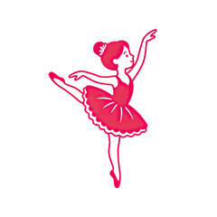 Young ballerina dancing in a pink tutu © Biru