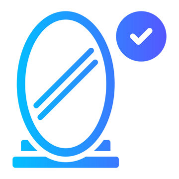 mirror gradient icon