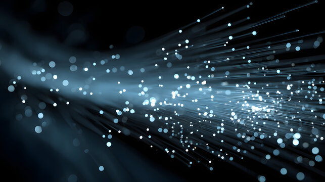 3D light rays are used by fiber optics to transfer data.