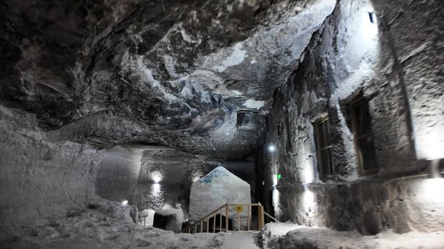 Vardzia cave monastery interior showcasing ancient rock-cut architecture in Georgia