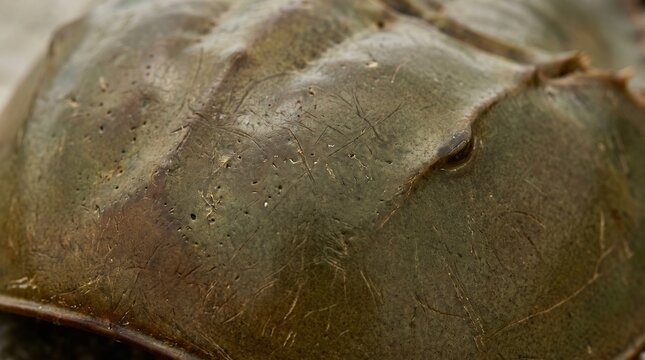 Horseshoe crab carapace
