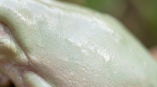 Waxy monkey tree frog skin