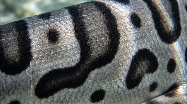 Leopard shark skin