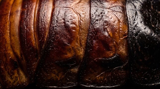 Madagascar hissing cockroach carapace