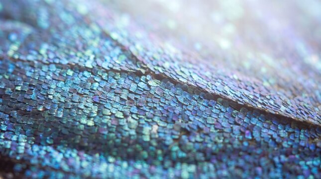 Morpho butterfly scales