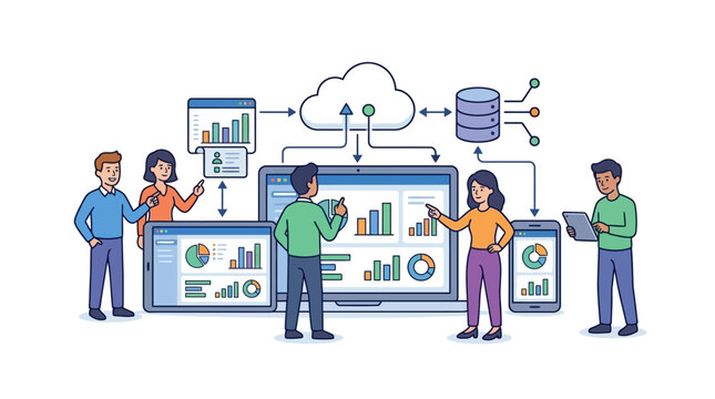 Analytics (23) 2X Vector Design Template