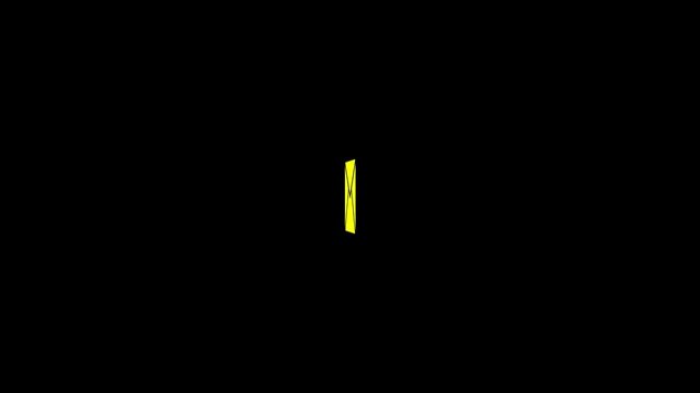 Message icon animation. on black screen. Mail inbox notification icon. representing messages loop 4k animation.