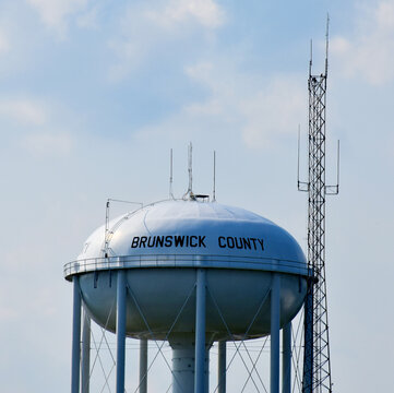 Brunswick County Water Tower, North Carolina, USA