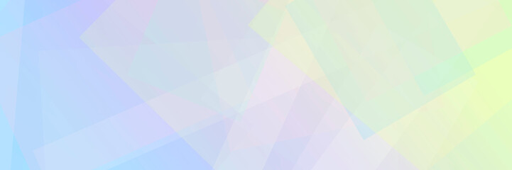 Obraz premium A collage of light blue, mint, and pale green polygons creates subtle depth and freshness, perfect for tech landing pages and calm, modern ads.