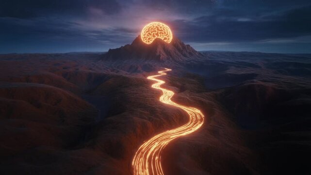 Glowing neural pathways illustrating the gut brain connection