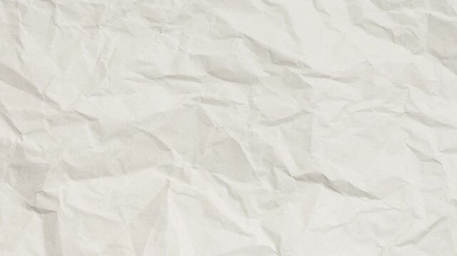 Back to School Doodle Animated Background on Crumpled Paper
