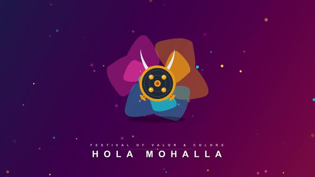 Abstract Shapes Floating and Pulsing in Dark Gradient Background