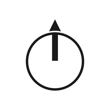 Architectural north arrow compass vector template
