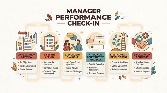 Six steps for an effective manager performance check-in process