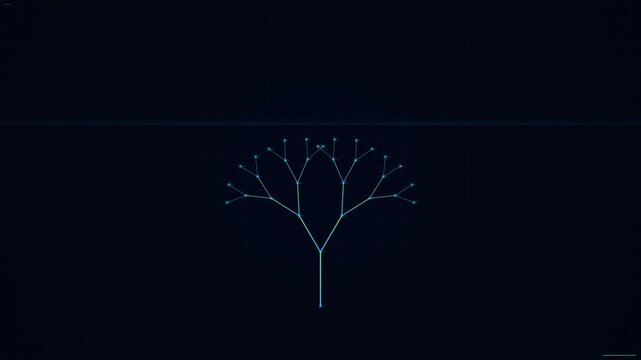 Machine Learning Neural Network Visualization Technology Animation
