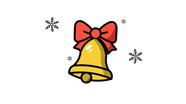 animation Christmas bell cute 