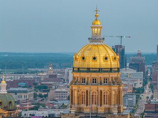 Naklejka premium Iowa State Capitol - Des Moines, Iowa