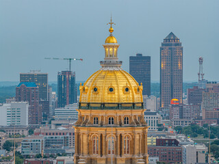 Obraz premium Iowa State Capitol - Des Moines, Iowa