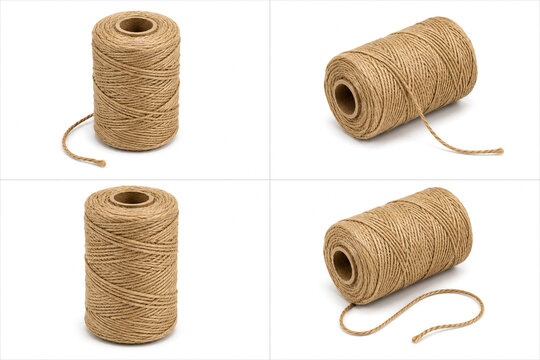 Natural Brown Jute Garden Twine Spool For Crafting And Tying