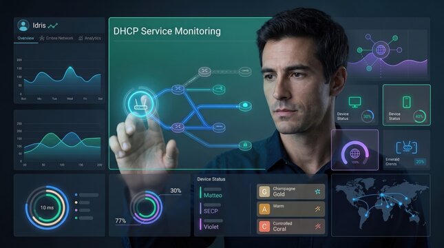 Network Management - DHCP Service Monitoring by Network Operations Professional