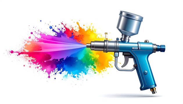 Industrial laser cutting machine in operation with colorful sparks.