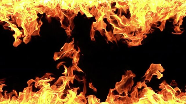 Dramatic Fire Slow Motion 480fps