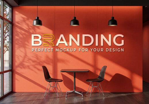 Wall Branding Mockup