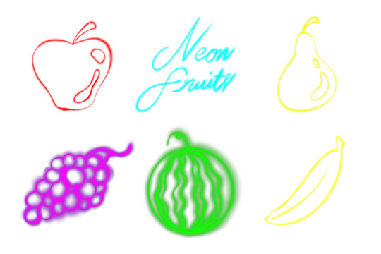 Neon Fruits