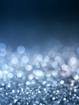 Shimmering bokeh lights on a smooth surface