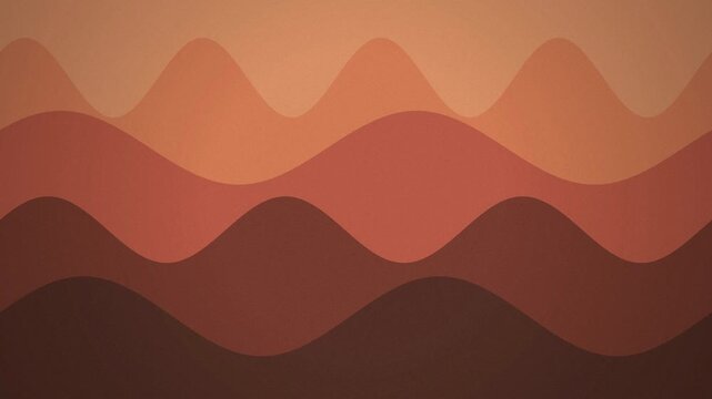 Stylized graphic waves flow in a seamless loop