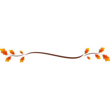 Autumn Leaf Flourish Borders