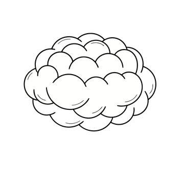 Stylized Brain Illustration