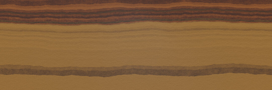Abstract brown soil and rock layers