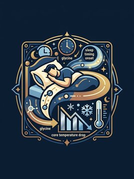 Science of deep sleep cycle and body cooling processes