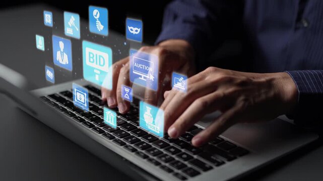Online auction platforms offer digital bidding, online auction participation, and auction-based transactions to enhance digital commerce and online auction winning opportunities. Funnel